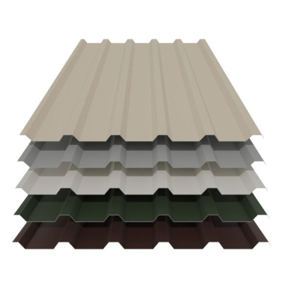 trapezblech 35 207 stahl dachprofil 25my polyester farbbeschichtung 063 mm staerke