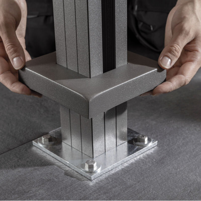 Abdeckkappe | VETRO | für Schraubplatte 1 Abdeckkappe | VETRO | für Schraubplatte