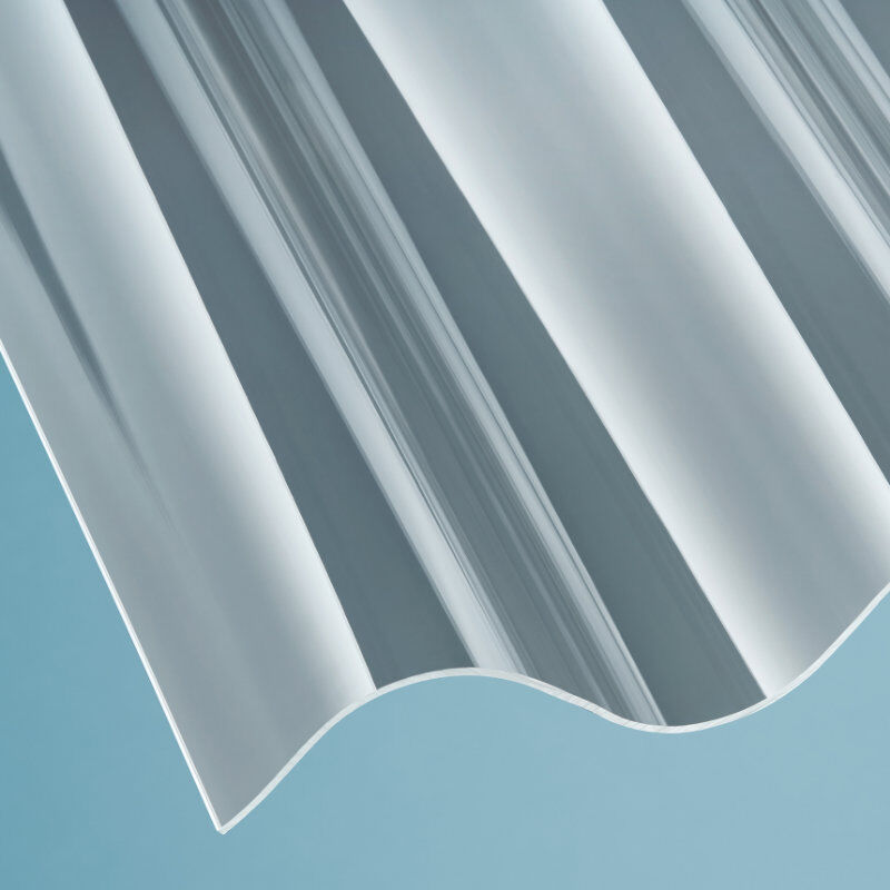 Acryl Doppelstegplatte | Wellplatte | 177/51 Profil 5 | 3 mm | Breite 920 mm | glatt | glasklar 1 Acryl Doppelstegplatte | Wellplatte | 177/51 Profil 5 | 3 mm | Breite 920 mm | glatt | glasklar