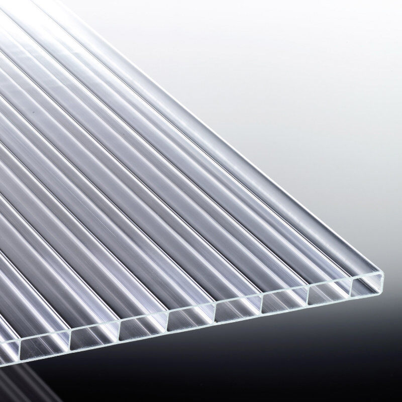 Acryl Doppelstegplatte | Stabilo | 16 mm | Breite 1200 mm | glasklar 1 Acryl Doppelstegplatte | Stabilo | 16 mm | Breite 1200 mm | glasklar