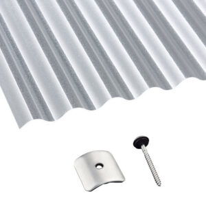 Acryl | Terrassendach-Set | Sinusplatte | 76/18 | 3 mm | klar