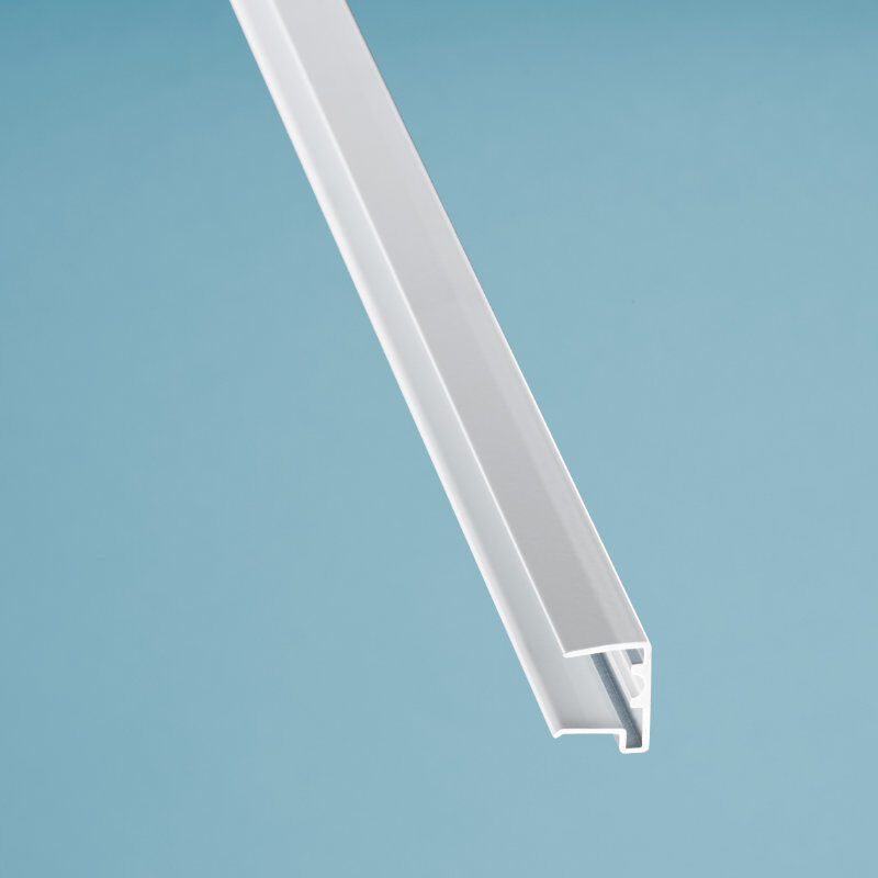 Alu Abschlussprofil | Kantenschutz mit Tropfnase | für Plattenstärke 16 mm | weiß 1 Alu Abschlussprofil | Kantenschutz mit Tropfnase | für Plattenstärke 16 mm | weiß