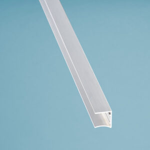 Alu Abschlussprofil | Kantenschutz oberer Abschluss | Plattenstärke 16 mm | pressblank