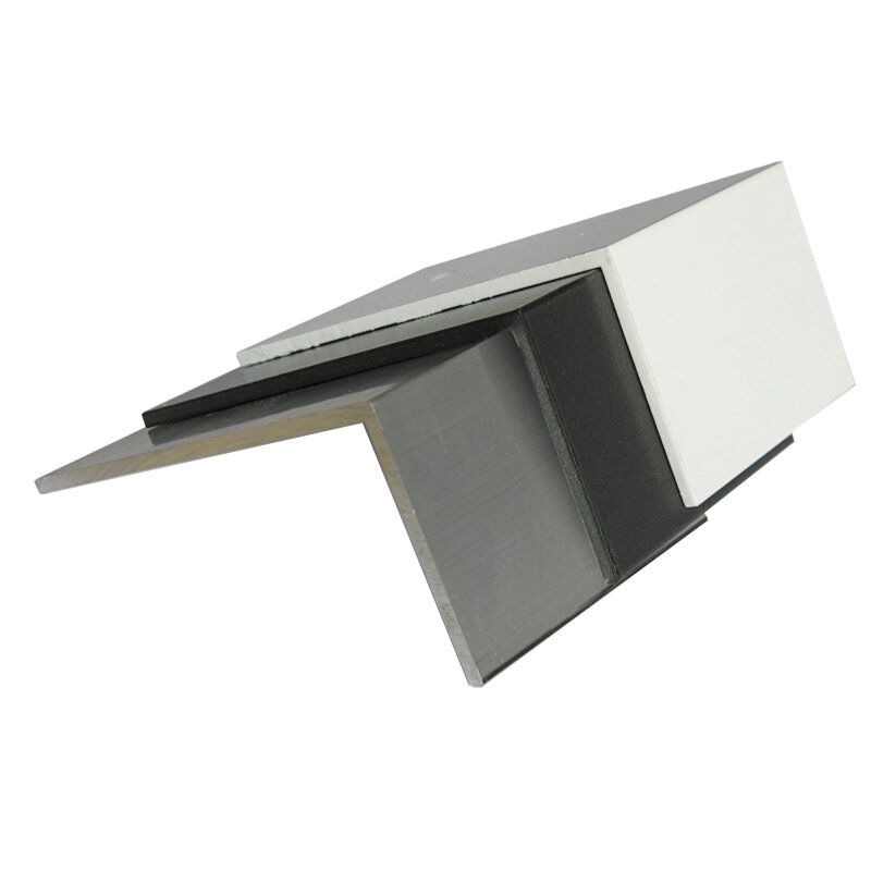 Alu Bremswinkel zur Montage auf Verlegeprofil bei Stegplatten 1 Alu Bremswinkel zur Montage auf Verlegeprofil bei Stegplatten