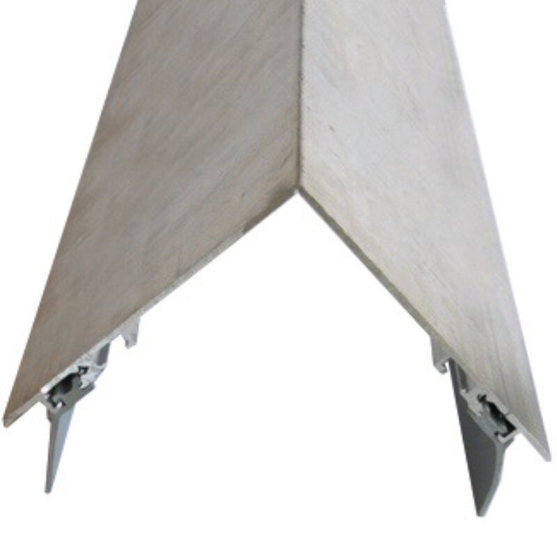 Alu-Firstprofil 125 x 125 mm mit vormontierten Dichtungen 1 Alu-Firstprofil 125 x 125 mm mit vormontierten Dichtungen