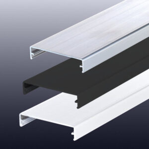 Aluminium Klemmdeckel | für 60 mm Verlegeprofile