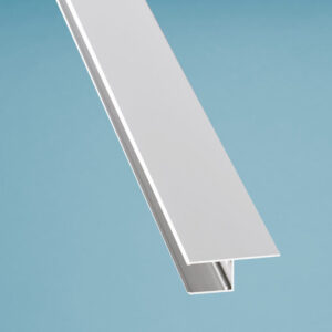 Alu U-Profil mit Befestigungslasche für 16mm Hohlkammerpaneele