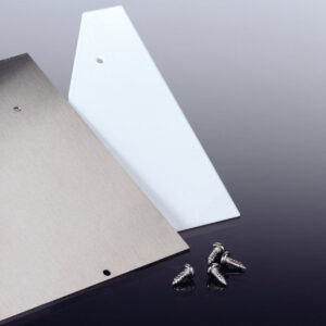 Alu-Wandanschlussprofil-Seitenteile inklusive Schrauben