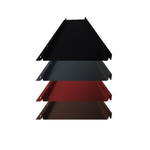 Stehfalz Panel Retro 25 | Dach & Wand | 0,60 mm | Aluminium | Glatt | 239mm Breite | 25 µm Stucco