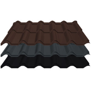 Pfannenblech Diament Eco+ | 0,60 mm | Aluminium | Modullänge 350 mm | 25 µm Matt