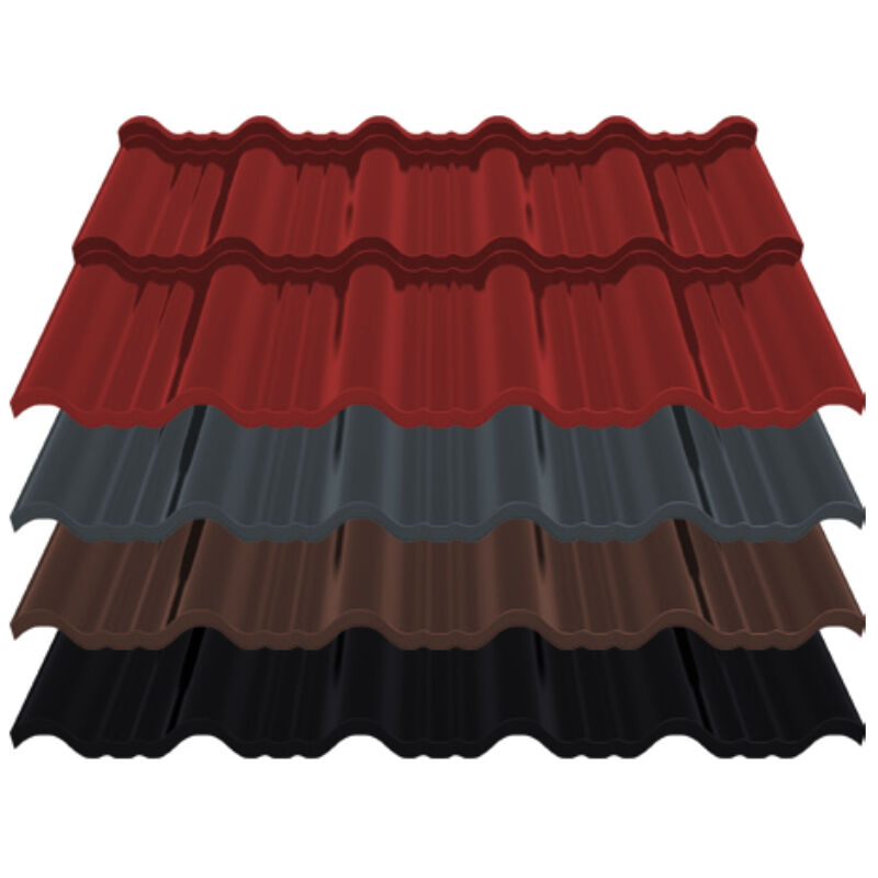 Pfannenblech Enigma | 0,60 mm | Aluminium | Modullänge 350 mm | 25 µm Stucco 1 Pfannenblech Enigma | 0,60 mm | Aluminium | Modullänge 350 mm | 25 µm Stucco