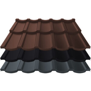 Pfannenmodul Talia | 0,60 mm | Aluminium | Modullänge 350 mm | 25 µm Matt