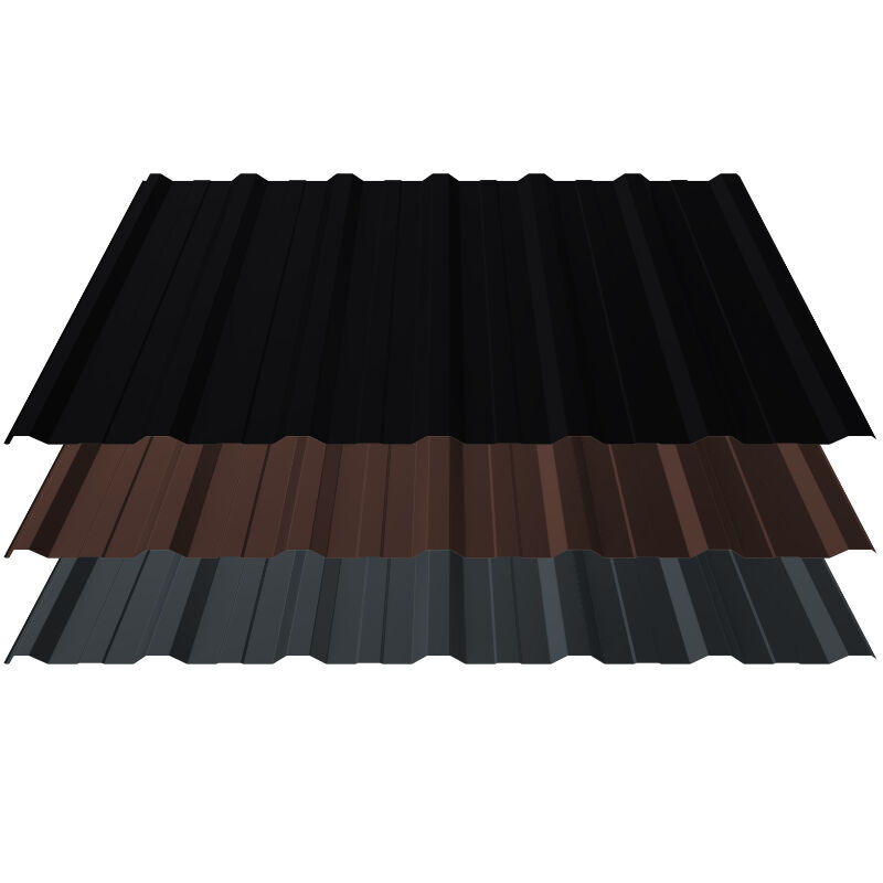 Trapezblech T18+ | Dach | 0,60 mm | Aluminium | 25 µm Matt 1 Trapezblech T18+ | Dach | 0,60 mm | Aluminium | 25 µm Matt