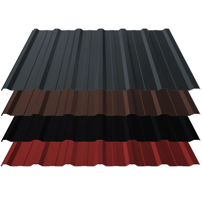 Trapezblech T18+ | Dach | 0,60 mm | Aluminium | 25 µm Stucco 1 Trapezblech T18+ | Dach | 0,60 mm | Aluminium | 25 µm Stucco