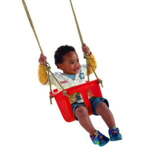 Babyschaukel | Kunststoff | rot