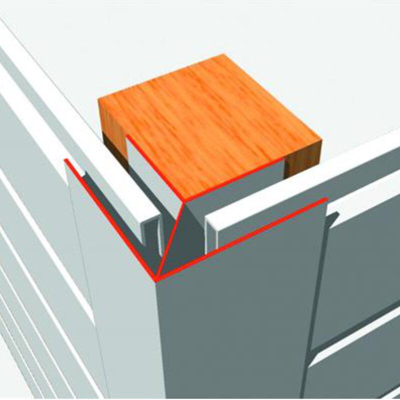 Eckprofil für Verkleidungspaneel VP 200/250 17x200 mm 6,00 m Länge PVC 1 Eckprofil für Verkleidungspaneel VP 200/250 17x200 mm 6,00 m Länge PVC