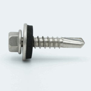 Edelstahlschrauben | Befestigung Tiefsicke auf Stahlunterkonstruktion | 100 Stk./Pak. | 5,5 x 38 mm