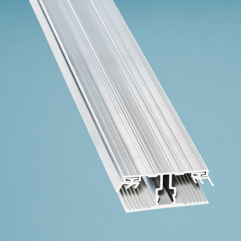 Einfaches Aluminium Mittel Verlegeprofil | Breite 60 mm | für 16 mm Stegplatten 1 Einfaches Aluminium Mittel Verlegeprofil | Breite 60 mm | für 16 mm Stegplatten