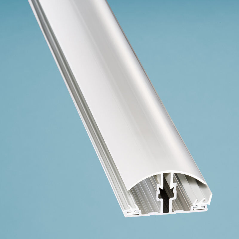 Einfaches Aluminium Mittel Verlegeprofil | inkl. PVC Klemmdeckel | Breite 61 mm | für 10 und 16 mm Stegplatten 1 Einfaches Aluminium Mittel Verlegeprofil | inkl. PVC Klemmdeckel | Breite 61 mm | für 10 und 16 mm Stegplatten