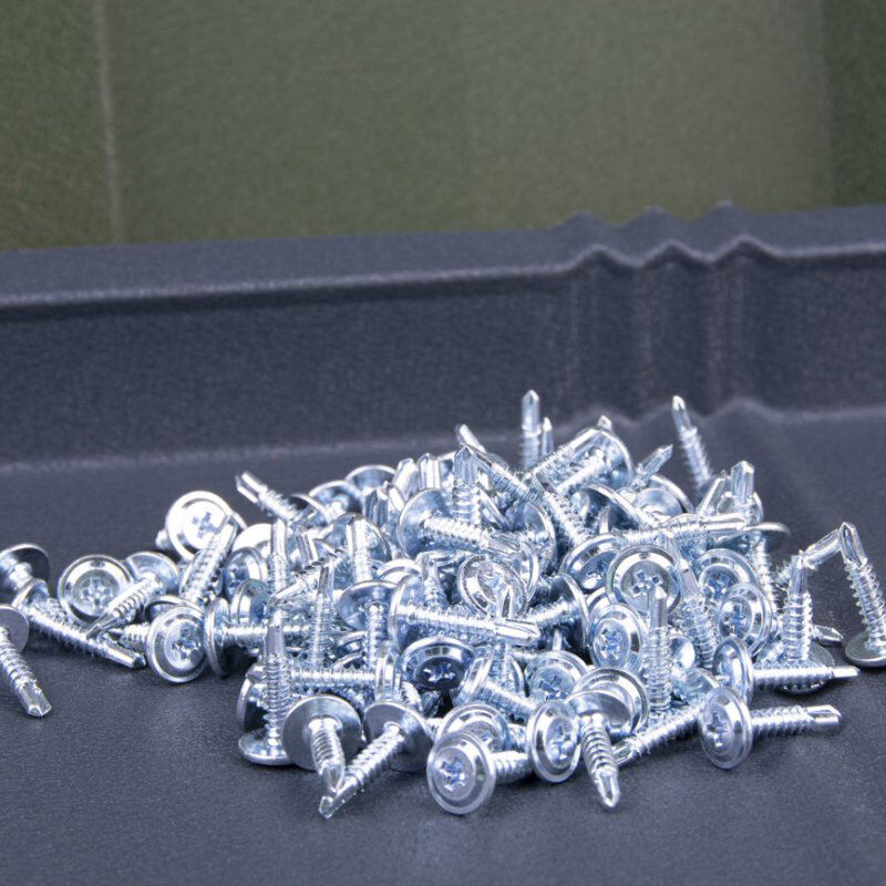 Flachkopfschrauben | Befestigung Stehfalzbleche auf Holzunterkonstruktion | 500 Stk./Pak. 1 Flachkopfschrauben | Befestigung Stehfalzbleche auf Holzunterkonstruktion | 500 Stk./Pak.