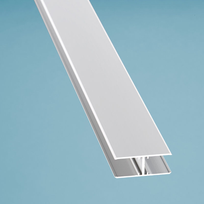 H-Profil Alu für 16mm Hohlkammerpaneele 1 H-Profil Alu für 16mm Hohlkammerpaneele