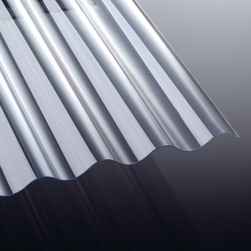 Acrylglas Lichtplatte | Tejesinus | Wellplatte | 76/18 | 3 mm | Breite 1045 mm | Glatt | glasklar 1 Acrylglas Lichtplatte | Tejesinus | Wellplatte | 76/18 | 3 mm | Breite 1045 mm | Glatt | glasklar