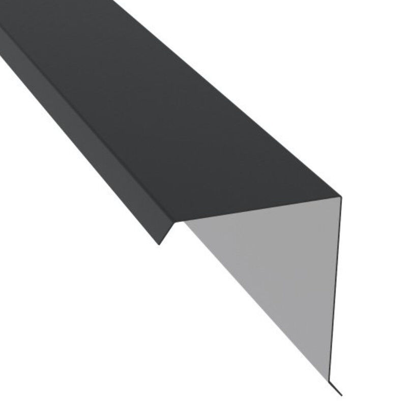 Ortgangblech | 120 x 140 x 2000 mm | Innenwinkel 90° 1 Ortgangblech | 120 x 140 x 2000 mm | Innenwinkel 90°