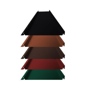 Stehfalz Panel Retro 25 | Dach & Wand | 0,50 mm | Stahl | Glatt | 239 mm Breite | 25 µm ThyssenKrupp Polyester