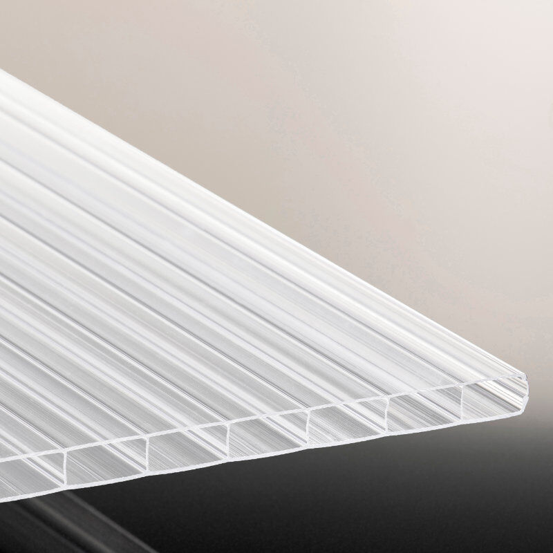 Polycarbonat Doppelstegplatte | Poly Breitkammer | 16 mm | Breite 980 mm | opal-weiß 1 Polycarbonat Doppelstegplatte | Poly Breitkammer | 16 mm | Breite 980 mm | opal-weiß