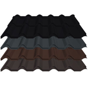 Pfannenblech Diament Eco+ | 0,50 mm | Stahl | Modullänge 350 mm | 35 µm Mattpolyester