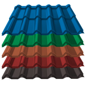 Pfannenblech Diament+ | 0,50 mm | Stahl | Modullänge 350 mm | 25 µm Polyester