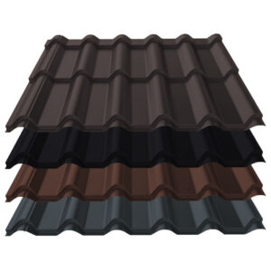 Pfannenblech Diament+ | 0,50 mm | Stahl | Modullänge 350 mm | 35 µm Matt Innova