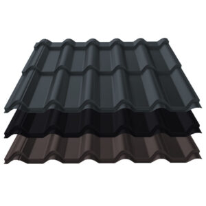 Pfannenblech Diament+ | 0,50 mm | Stahl | Modullänge 350 mm | 50 µm ThyssenKrupp Matt Premium