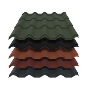 Pfannenblech Typ Europa | 0,50 mm | Stahl | Modullänge 350 mm | 80 µm Shimoco