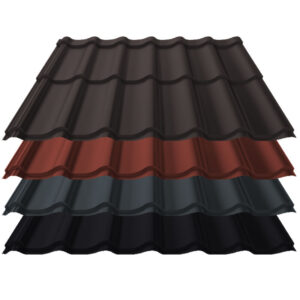 Pfannenblech Kingas Eco+ | 0,50 mm | Stahl | Modullänge 350 mm | 36 µm ThyssenKrupp ICE Crystal