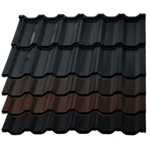 Pfannenmodul German Simetric | 0,50 mm | Stahl | Modullänge 350 mm | 35 µm Mattpolyester