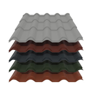 Pfannenblech Typ Europa | 0,63 mm | Stahl | Modullänge 350 mm | 25 µm Polyester