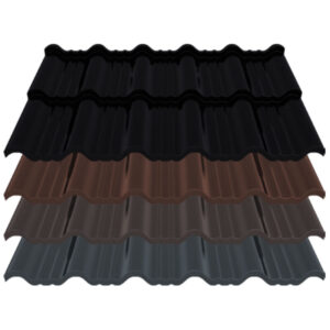 Pfannenmodul Enigma | 0,50 mm | Stahl | Modullänge 350 mm | 35 µm Mattpolyester