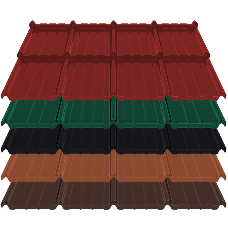 Pfannenmodul Estima | 0,50 mm | Stahl | Modullänge 350 mm | 25 µm ThyssenKrupp Polyester 1 Pfannenmodul Estima | 0,50 mm | Stahl | Modullänge 350 mm | 25 µm ThyssenKrupp Polyester