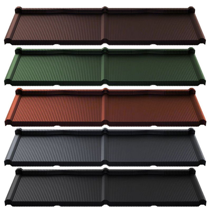 Pfannenmodul Kuga | 0,50 mm | Stahl | Modullänge 350 mm | 35 µm ThyssenKrupp Matt 1 Pfannenmodul Kuga | 0,50 mm | Stahl | Modullänge 350 mm | 35 µm ThyssenKrupp Matt