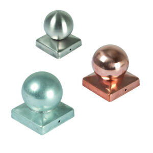 Pfostenabdeckung | Metall Kugel