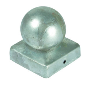 Pfostenabdeckung | Metall Kugel | 7 x 7 cm | feuerverzinkt