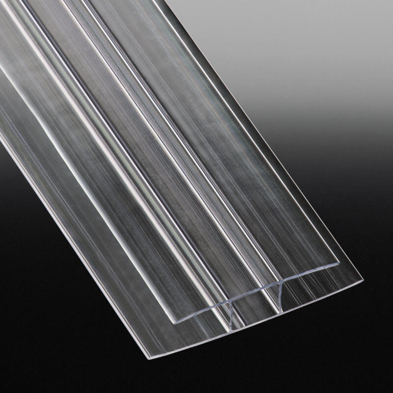 Polycarbonat H-Profil | Transparent 1 Polycarbonat H-Profil | Transparent