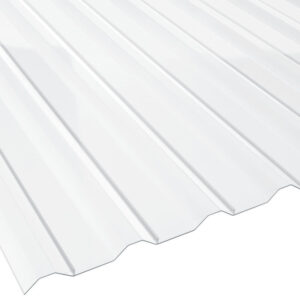 Polycarbonat Lichtplatte | 20/138 | 1 mm | Breite 1138 mm | glasklar