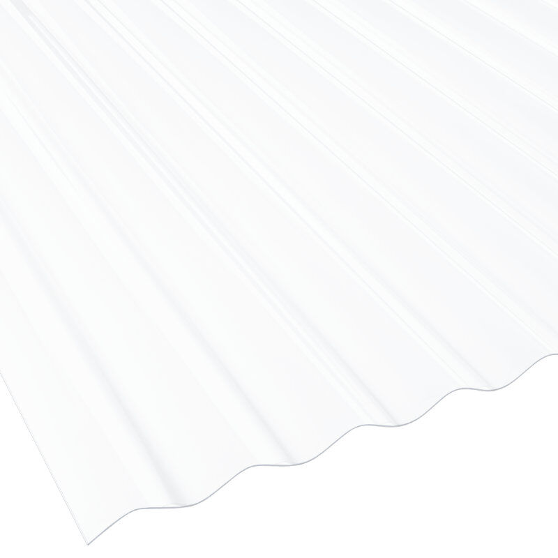 Polycarbonat Lichtplatte | Wellplatte | 76/18 | 0,9 mm | Breite 1116 mm | opal-weiß 1 Polycarbonat Lichtplatte | Wellplatte | 76/18 | 0,9 mm | Breite 1116 mm | opal-weiß