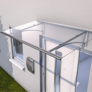 Pultvordach Neumünster Edelstahloptik