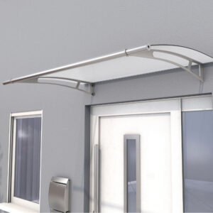 Pultvordach Wolfsburg satiniert weiß