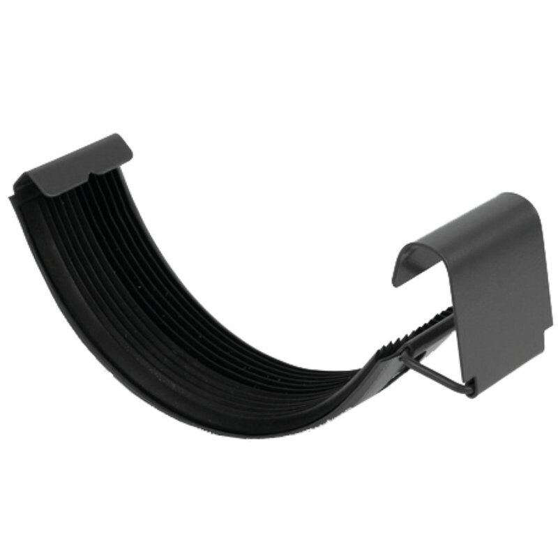 Rinnenverbinder mit Gummidichtung für Stahl-Dachrinne System 125 mm 1 Rinnenverbinder mit Gummidichtung für Stahl-Dachrinne System 125 mm