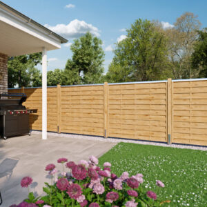 Sichtschutzzaun | 180 x 180 cm | MAXI-MASSIV LÄRK