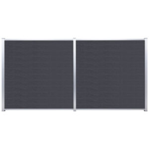 Sichtschutzzaun | ELSKOP | anthrazit